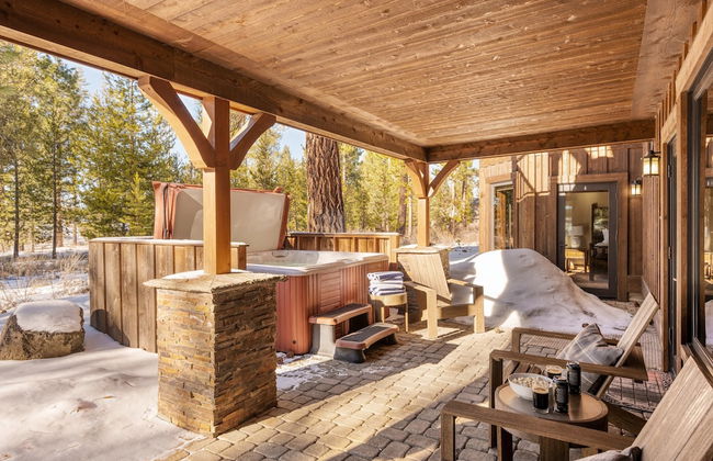 Big Pine by Avantstay Stunning Secluded Oregon Home w/ Hot Tub - Foto 21