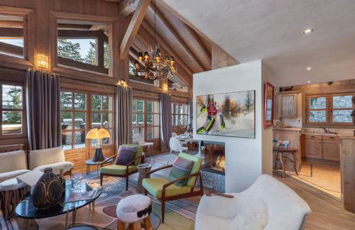 Chalet chaleureux à Courchevel 1850, calme Cospillot, 4 chambres, jacuzzi - FR-1-564-117 - Foto 1