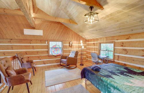 Ashe County Log Cabin Mountain-View Deck, Sauna - Foto 20