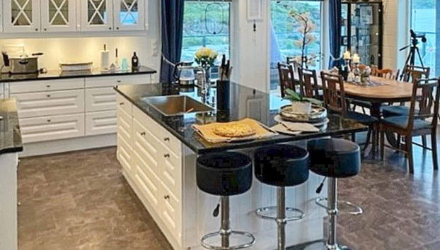 8 Person Holiday Home in Korssund-by Traum - Foto 5, Cozinha privada