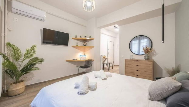 Central Athens Jewel - Foto 4, Habitación