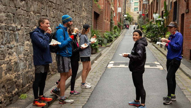 Donut stop on Melbourne walking tour