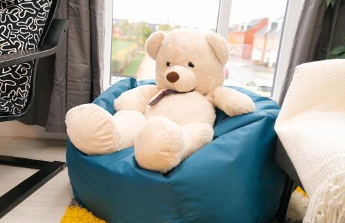 Milton Keynes new 5-Bedrooms 14guests Contractor family holiday Free Parking - Foto 40