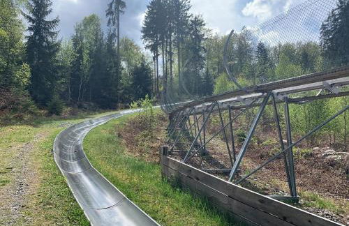 Ferienhaus Frankenwald 80qm unweit vom See in Lichtenberg - Sauna, Klima, Kamin, Garten - Bad Steben - Hof Saale - Foto 32