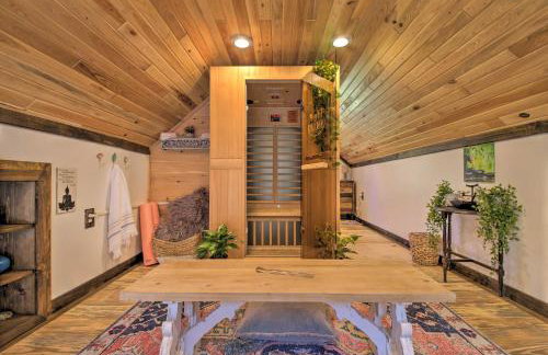 Trout Ponds and Sauna Unique Log Cabin in Freedom - Foto 20