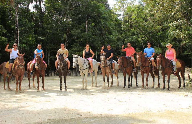 Tulum Horse Riding Tour + Maya Cenote Snorkelling - Foto 3