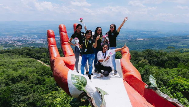 Foto no mirante de Taytamaki