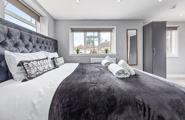 Lovely Ensuite Room Feltham Heathrow London Tw13 - Foto 3