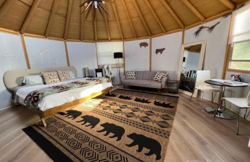 Glamping-Sky Dome Yurt-Tiny House-2 modern composting toilet - Foto 35