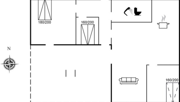 "Mella" - 625m from the sea - Foto 2, Floorplan