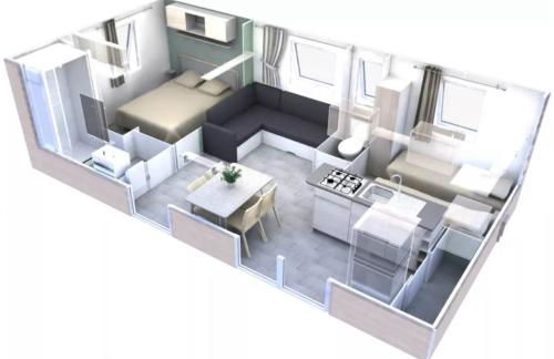 Les Charmettes Mobilhome 2 ch Climatisé - Terrasse Totalement Abritée - Locsweethome - Foto 50