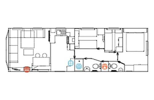 Adorable Caravan in Newquay Bay Resorts Nb98 - Foto 19