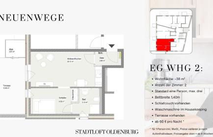 Stadtloft Apartment "Neuenwege" Moderne Extended Stay Apartments nahe Zentrum - Photo 7