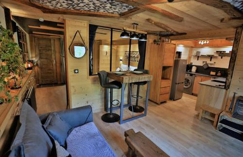 Studio du Coin - Vue montagne, au calme, Terrasse - AravisTour - Foto 5