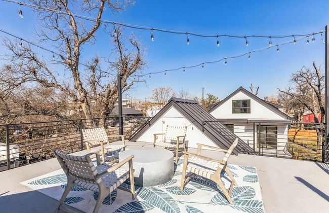 Chic Austin Getaway Brand New w/ Rooftop Patio! - Foto 18