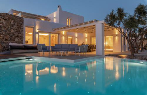 Villa in Mykonos - 6 bedroom - 1km from Mykonos Town - Infinity pool - Sunset view - Foto 2