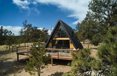 Modern A-frame w/ hot tub + view - Foto 34