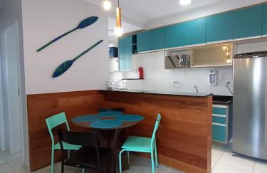 Apto Itaguá com piscina, churrasqueira, Wi-Fi e Ar Cond - Foto 6