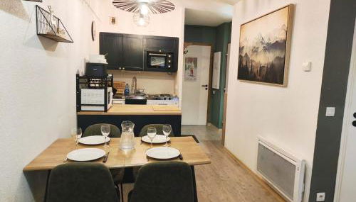 Le Cocon Pyrénéen - Ski aux pieds & Parking Privé - Foto 3, stove, toaster