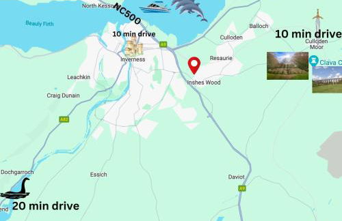 Comfortable, modern apartment with parking. Inverness. - Photo 27