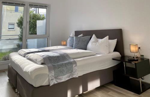 3 Zimmer Apartment in S-Bahn Nähe, 76 qm, max 5 Pers, 30qm Dachterasse, Garage, Internet 1000 MBit - Foto 4