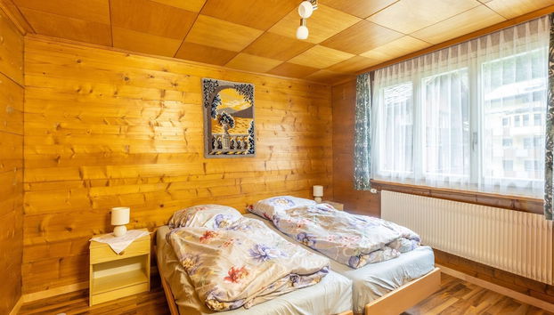 Welcoming Holiday Home in Saas Grund With Garden - Foto 4, Habitación