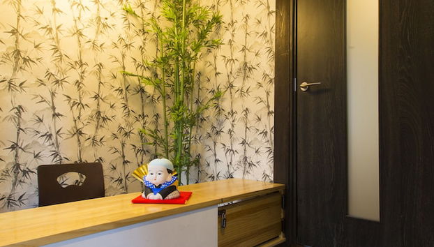 Mostrador de check-in y check-out