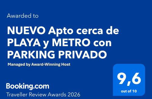 NUEVO Apto cerca de PLAYA y METRO con PARKING PRIVADO II - Foto 32