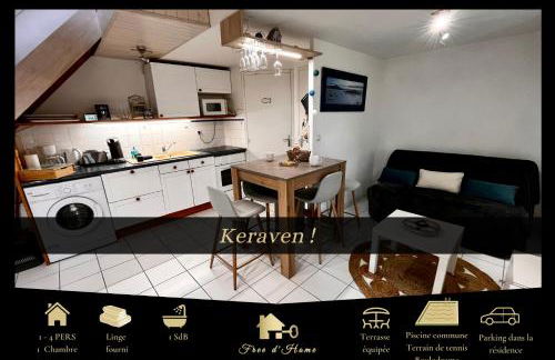 Keraven, charmante maisonnette, piscine commune 1-4 personnes - Foto 1