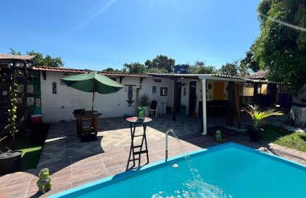 Casa de Veraneio Grande com Piscina, Churrasqueira e 4 quartos - Foto 59