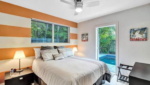 Heated pool, parking, 5 min walk to food and fun! - Foto 4