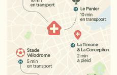 T2 4 pers proche stade centre metro Timone acces autonome - Foto 7