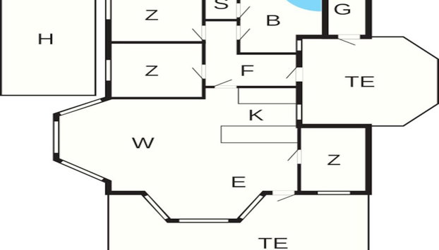 6 Person Holiday Home in Bindslev - Foto 4, Planta do andar