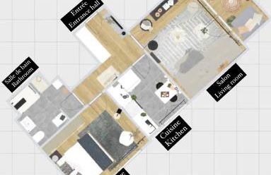 Le cocon Blånc Metz -T2 cosy avec parking privé & balcon - Gare, Nouvelle Ville - Photo 39