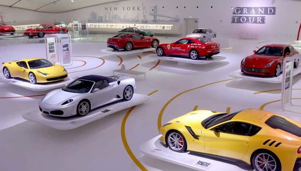 Le auto del Museo Ferrari di Maranello