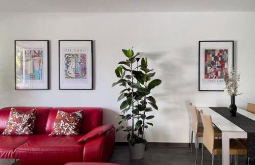 Modernes Wasserfront Wohnung, Terrasse, Parkplatz - Foto 14