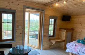 Beautiful Wooden tiny house, Glamping cabin with hot tub 2 - Foto 37