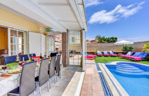 Villa Teide Sol con piscina climatizada, Playa Fañabe, Costa Adeje - Foto 16