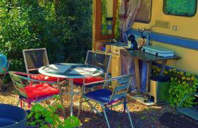 Roulotte individuelle dans le maquis Corse - Foto 2