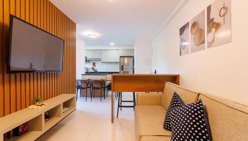 Apartamentos a150 M DA PRAIA com SACADA, WI-FI, PISCINA, PORTARIA 24h, PLAYGROUND e vaga de GARAGEM - Foto 5