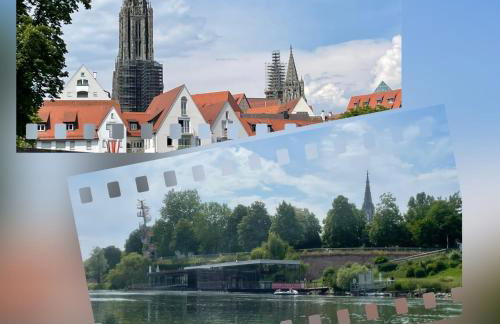 FeWo meisteroffice im Sackgässle, ebenerdige ELW 50qm, Terrasse, vollwertige Küche, Nähe Ulm - Foto 28