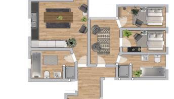 Flatista Homes - Penthouse with Rooftop Gym - Foto 3