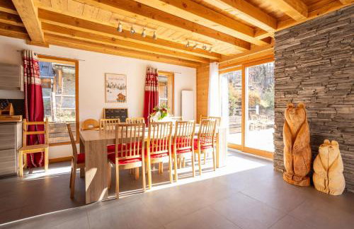 Chalet La Tanière 14 Pers - piscine chauffée et sauna - Vars Saint Marcellin - Foto 10