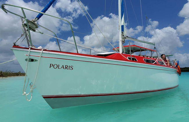 Giro in barca a vela nella laguna Bacalar - Foto 9