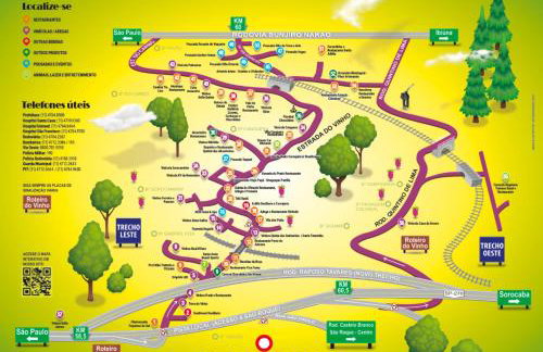 Dúplex do Poente, vista única a 5 min da Rota do Vinho em São Roque, SP - Photo 46