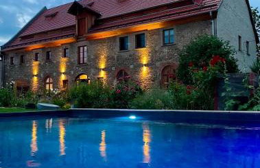 Historischer Kornspeicher mit Pool am Selketal, Natururlaub im Harz - Photo 4