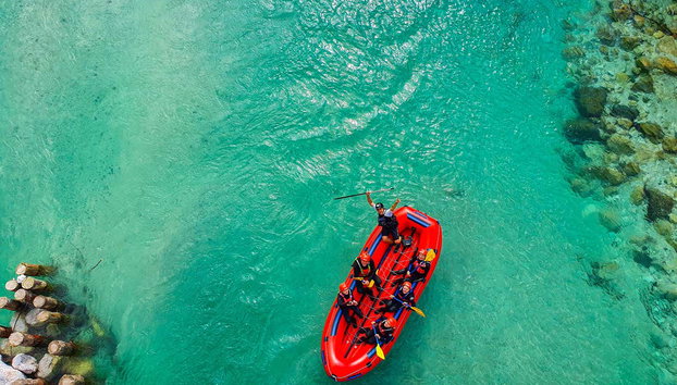 Rafting en el río Isonzo - Foto 5, Navegando por el río Isonzo