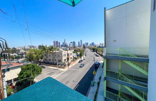 Downtown Los Angeles Skyline balcony view Modern Penthouse - Foto 30