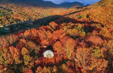 Asheville Luxury Glamping Dome - Mountain Views, and Hot Tub! - Foto 32