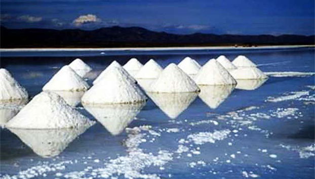 Salt mounds of Uyuni